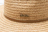 マウリリオ ラフィアブレードハット