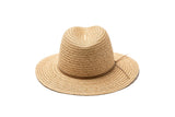 マウリリオ ラフィアブレードハット