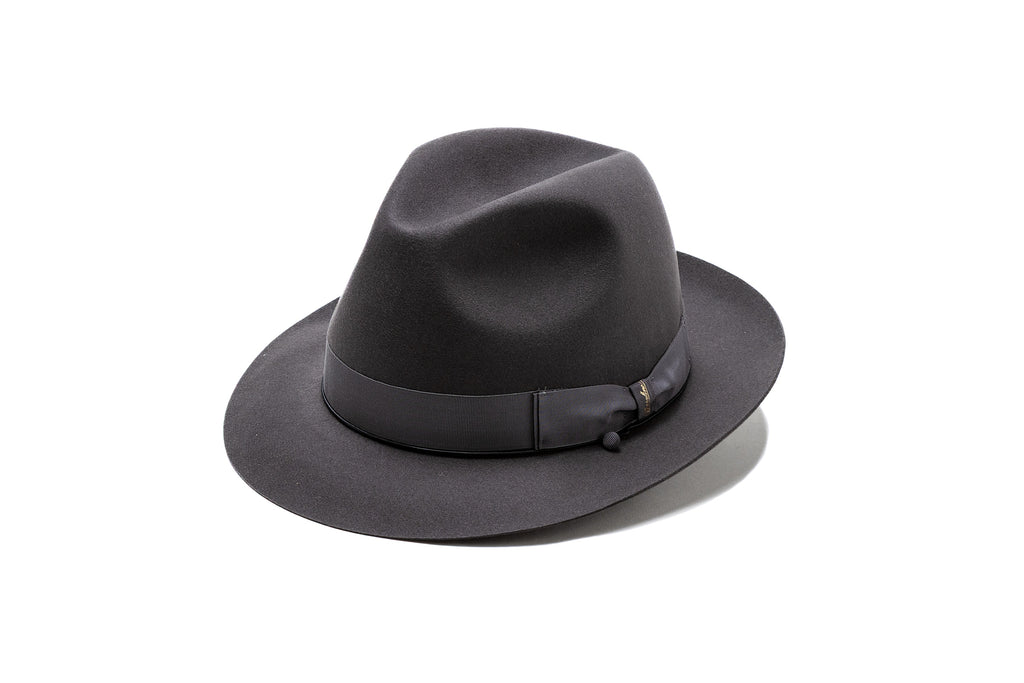 BorsalinoボルサリーノBeaverビーバーファーフェルトハット55グレー ボルサリーノ フェルトハット Beaver（ビーバー） 400001 グレー