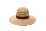 ”アンナ” パターンラフィアブレード/ヘンプブレード ハット