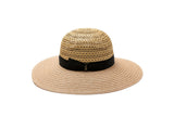 ”アンナ” パターンラフィアブレード/ヘンプブレード ハット