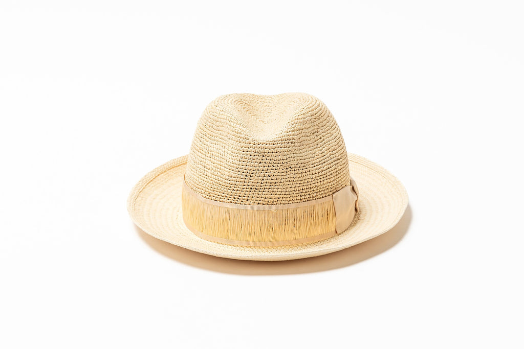 パナマ セミクロッシェ ラフィアグログラン – ボルサリーノ オンライン