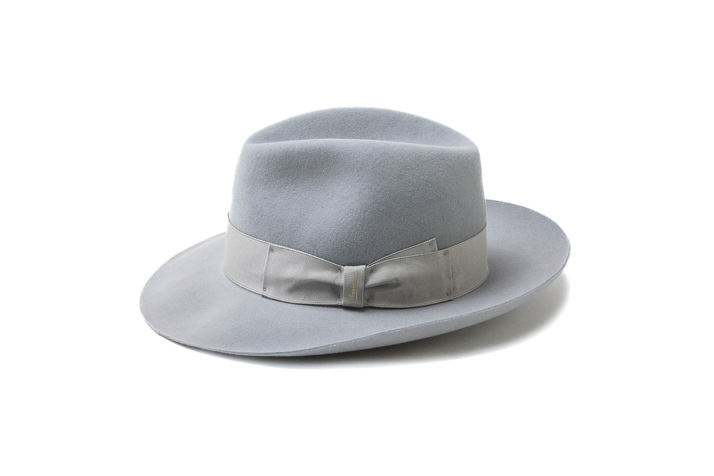 Borsalino 23197901B2 関税送料込 Borsalino ボルサリーノ QS ファーフエルト ハット ロゴ無し