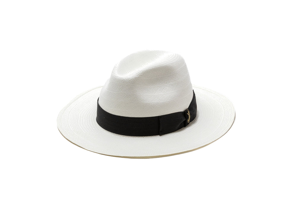 ★ボルサリーノ★パナマハット★58★ Borsalino ボルサリーノ パナマハット 麦わら帽子 グリーン 58