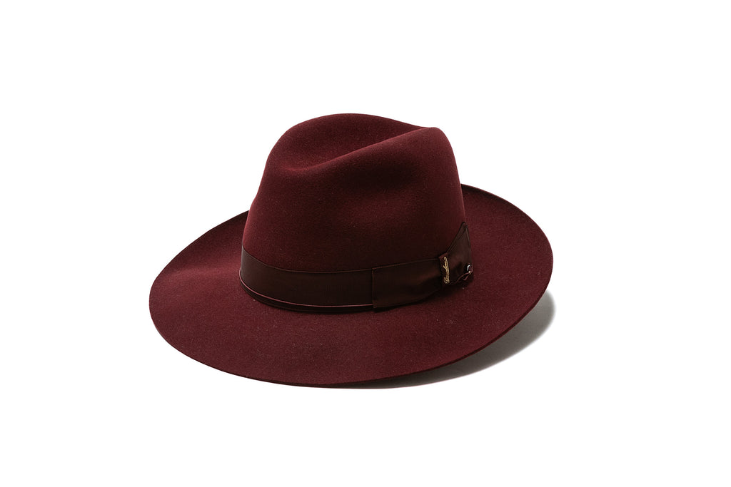 Borsalino QS　ラビットファー　ラージブリム Borsalino ボルサリーノ つば広 ハット フォラール ラージブリム