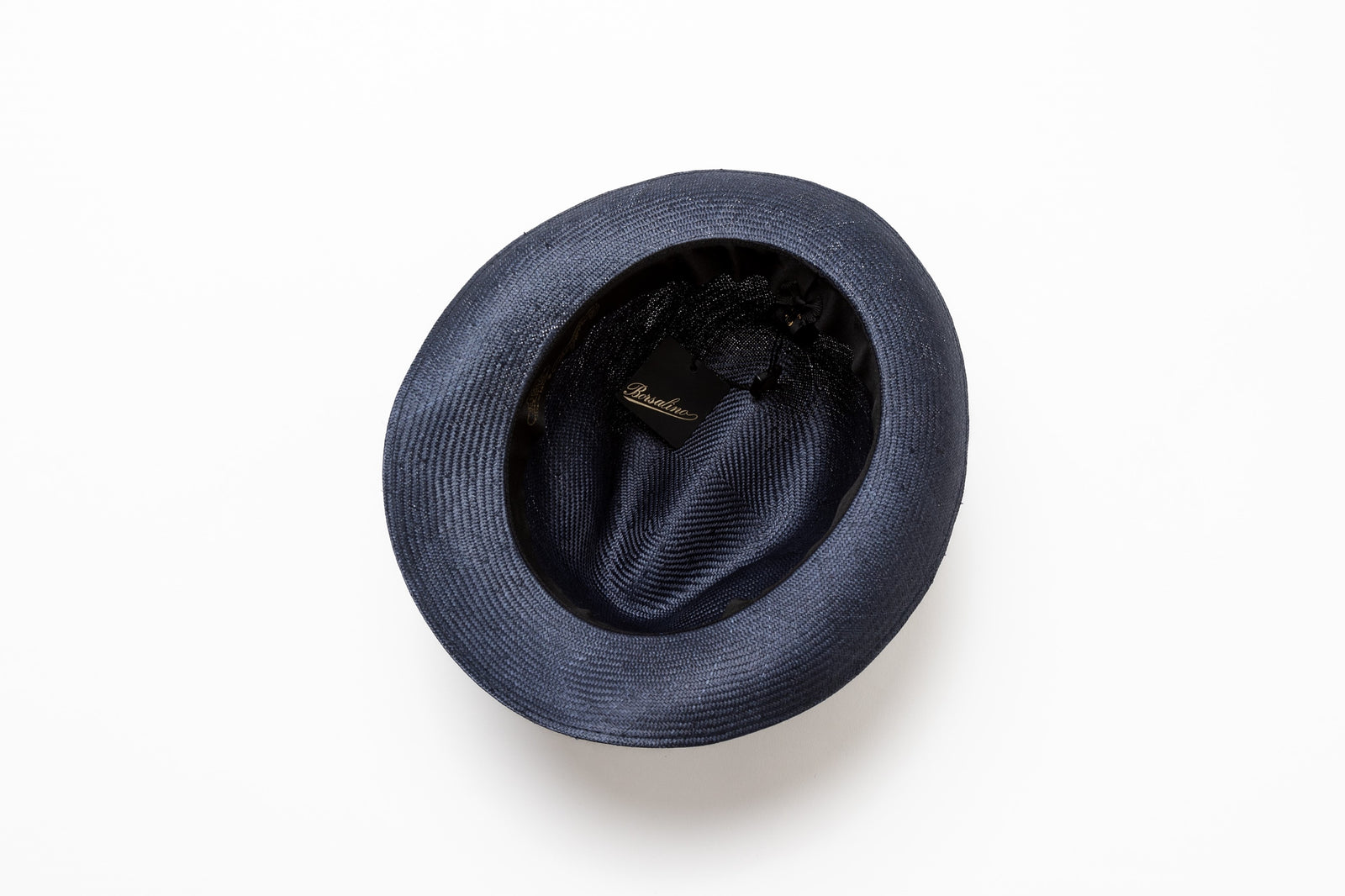 Borsalino ボルサリーノ ハット 帽子 ブラック 未使用 L 58 Borsalino - ボルサリーノハット ブラック 黒の通販 by