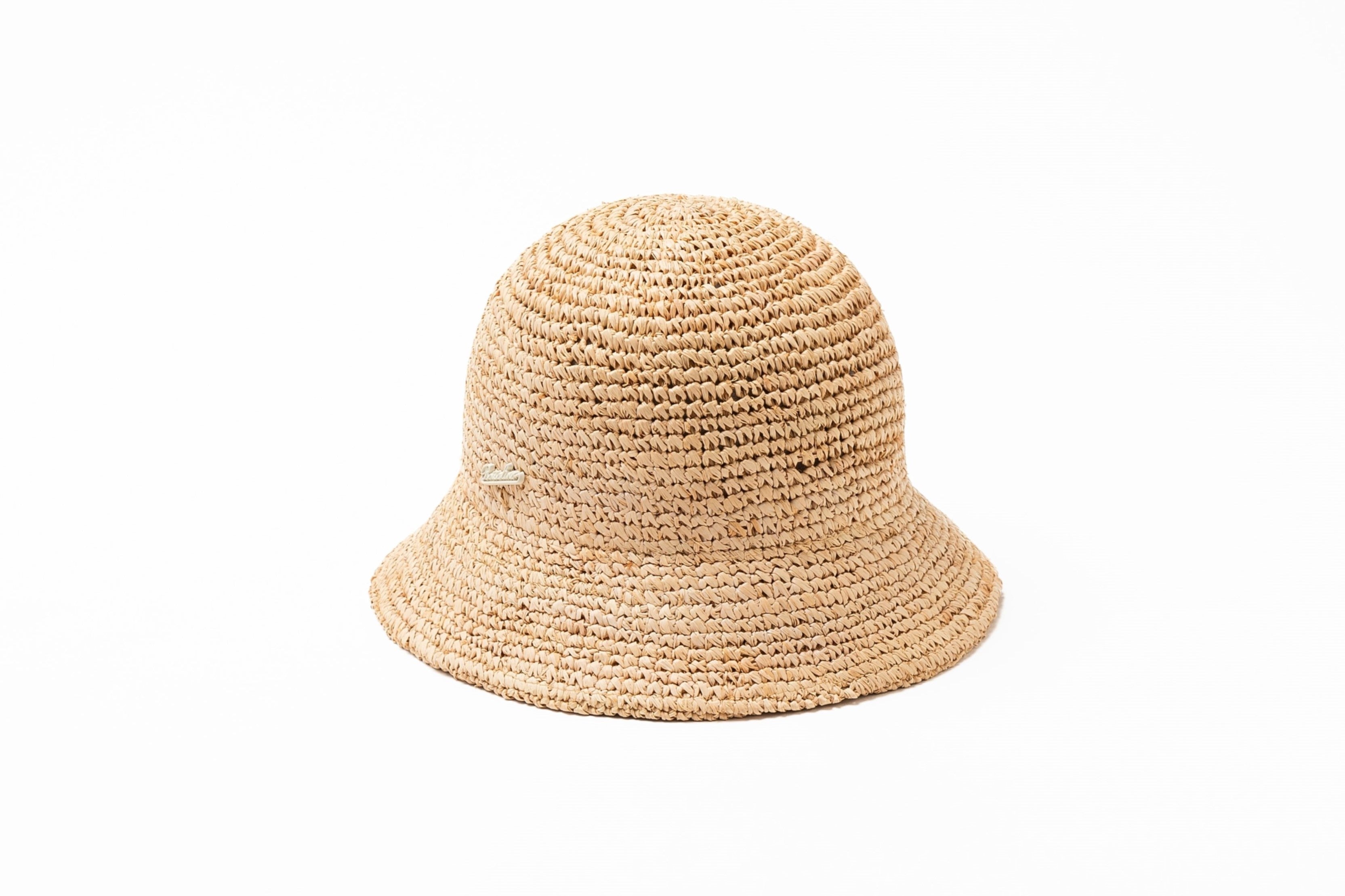 【関税込み】Chloe ベージュ ラフィア クロシェ ビーチハット ココ バケット ラフィア クロッシェ – ボルサリーノ オンライン