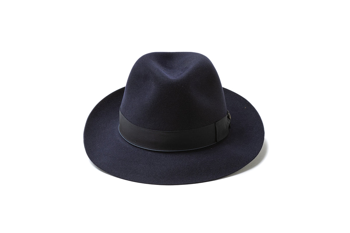 Borsalino ボルサリーノ　ウールハット　ネイビー Borsalino ボルサリーノ 特集ページ|京都トミヤ帽子店