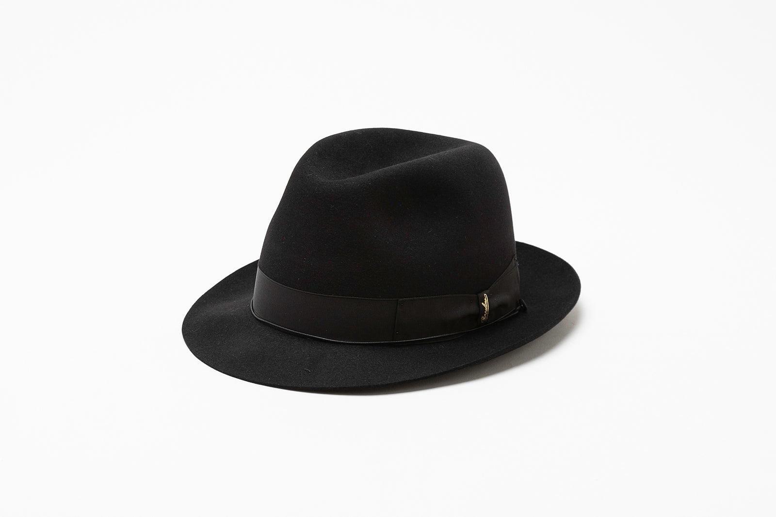 【美品】ボルサリーノ 髙島屋特注 ラビットファー ショートブリム ハット 61 美品】ボルサリーノ 髙島屋特注 ラビットファー ショートブリム
