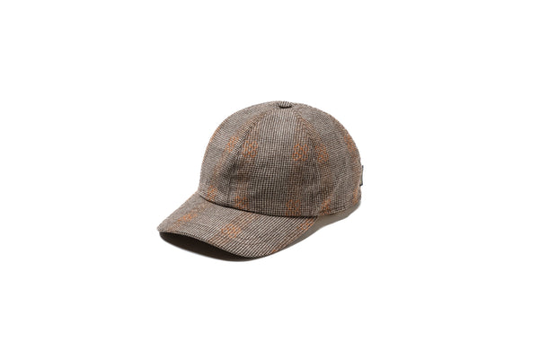 ハイカー ベースボールキャップ パターンドウールファブリック