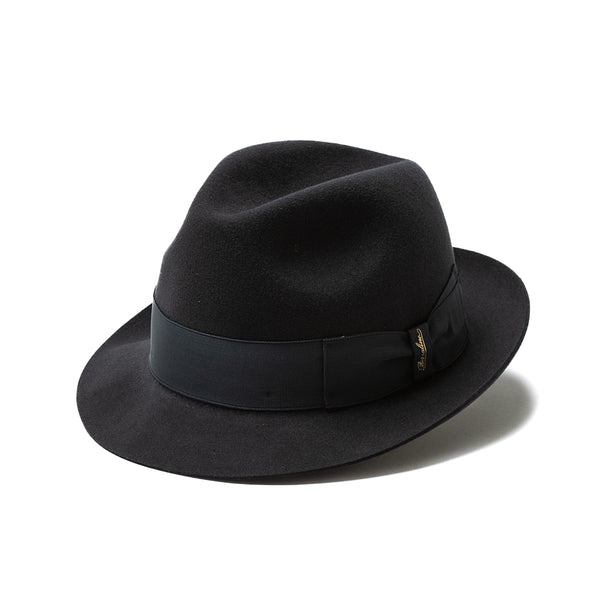 ボルサリーノ アレッサンドリア ハット パープル コーデュロイ フェドラハット Borsalino ボルサリーノ アレッサンドリア ミディアムブリム