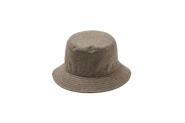 モルガン　バケットハット　マイクロハウンドトゥース