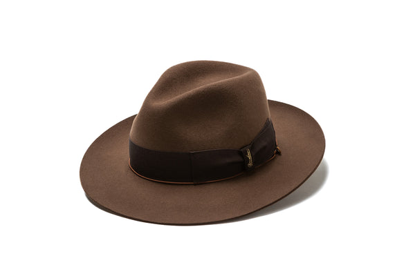 ★限定出品★ TENDERLOIN ハット フェルト フランネル チャコール L ビガリ フェルトハット PLOMO（プロモ）ダークブラウン | 帽子通販 時