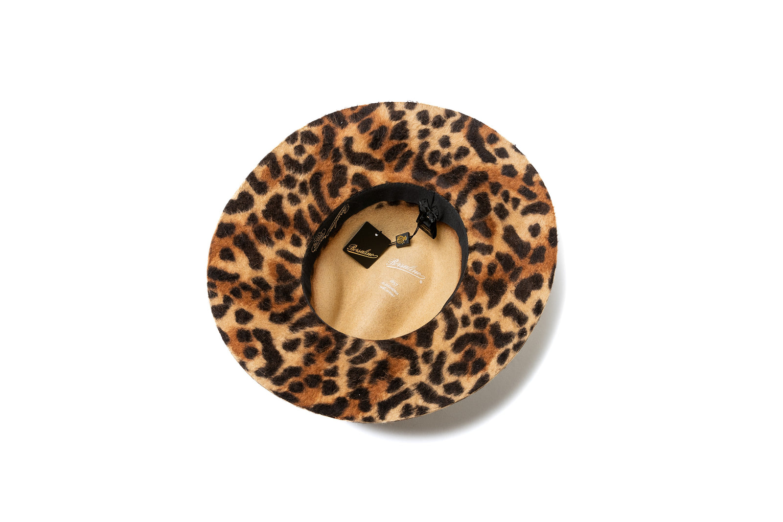 【新品】Barsalino ボルサリーノ レオパード柄 フェルトキャップ 豹柄 ボルサリーノ公式オンラインストア】ソフィー レオパルダート