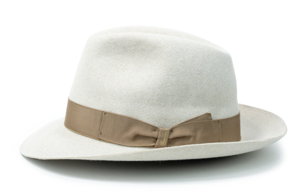 送料無料 Borsalino ボルサリーノ Fur Felt Wide Brim Hat